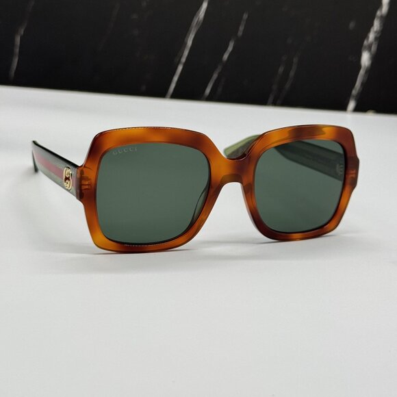 NEW GUCCI GG0036SN 003 HAVANA SQUARE WOMEN SUNGLASSES main image 4